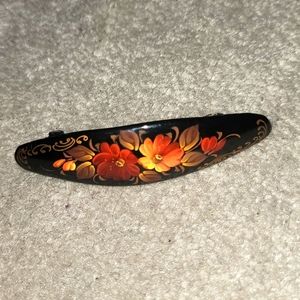 RUSSIAN art hair clip- SOLD!!!!